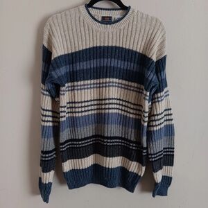 Route 66 Vintage 90s Striped Knit Sweater 100% Cotton
